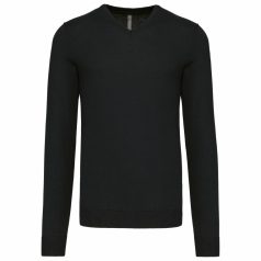 Kariban K965 férfi V nyakú elegáns pulóver