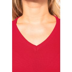 Kariban V nyakú női kardigán