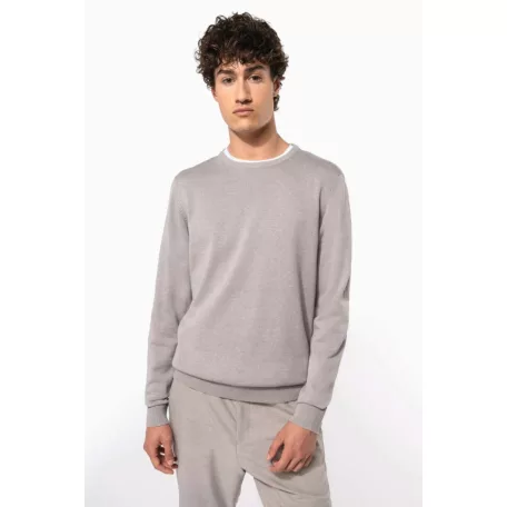 Kariban KA967 férfi kereknyakú elegáns pulóver