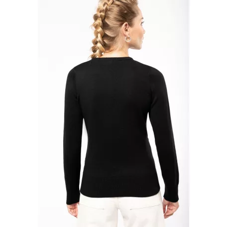 Kariban K968 női kereknyakú elegáns pulóver