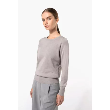 Kariban K968 női kereknyakú elegáns pulóver