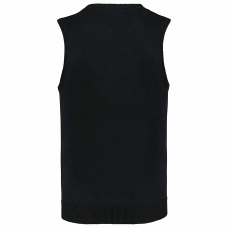 Kariban K969 férfi ujjatlan, V-nyakú pulóver