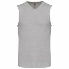 Kariban K969 férfi ujjatlan, V-nyakú pulóver