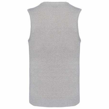 Kariban K969 férfi ujjatlan, V-nyakú pulóver