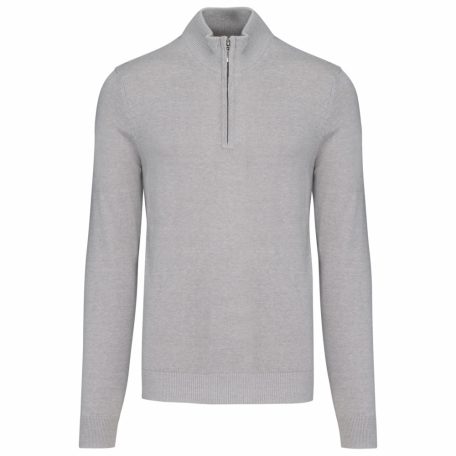 Kariban KA970 nyak cipzáras elegáns férfi pulóver