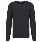 Kariban K982 prémium, elegáns férfi pulóver