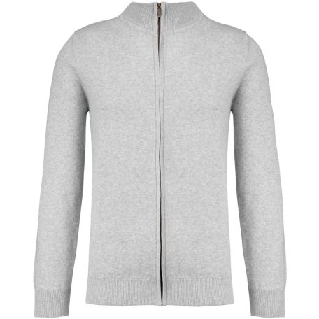 Kariban K984 prémium cipzáras férfi kardigán
