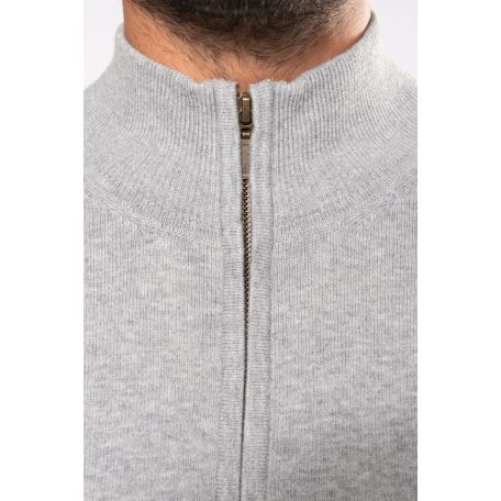 Kariban K984 prémium cipzáras férfi kardigán
