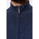 Kariban K984 prémium cipzáras férfi kardigán