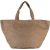 Kimood KI0227 100% NATURAL YARN DYED JUTE BAG U