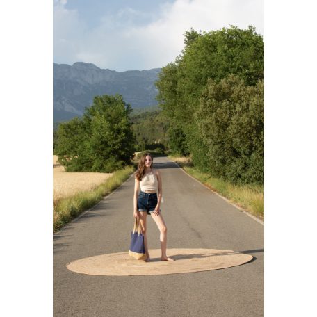 Kimood KI0258 Nagy pamut és juta (juco) bevásárlótáska