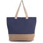 Kimood KI0258 Nagy pamut és juta (juco) bevásárlótáska