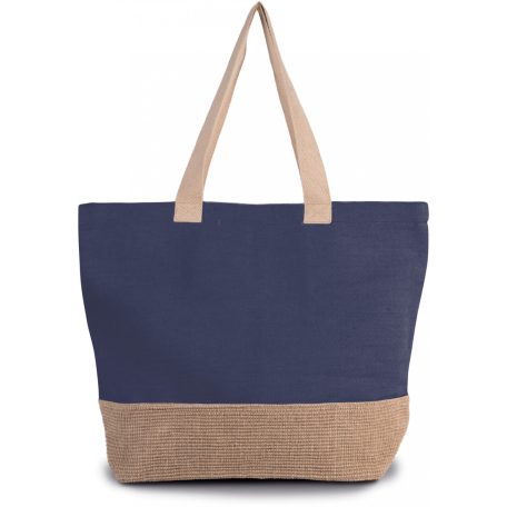 Kimood KI0258 Nagy pamut és juta (juco) bevásárlótáska