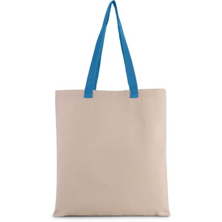 Kimood KI0277 FLAT CANVAS SHOPPER WITH CONTRAST HANDLE U