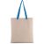 Kimood KI0277 FLAT CANVAS SHOPPER WITH CONTRAST HANDLE U