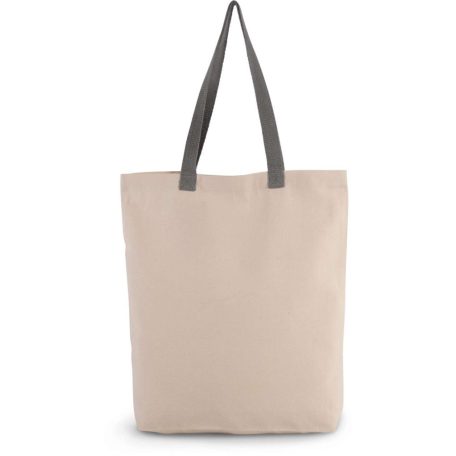 Kimood KI0278 SHOPPER BAG WITH GUSSET AND CONTRAST COLOUR HANDLE U