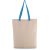 Kimood KI0278 SHOPPER BAG WITH GUSSET AND CONTRAST COLOUR HANDLE U