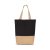 Kimood KI0298 SHOPPING BAG IN COTTON AND BONDED JUTE THREADS U