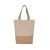 Kimood KI0298 SHOPPING BAG IN COTTON AND BONDED JUTE THREADS U
