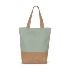  Kimood KI0298 SHOPPING BAG IN COTTON AND BONDED JUTE THREADS U