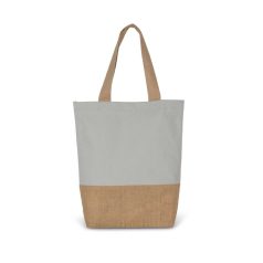   Kimood KI0298 SHOPPING BAG IN COTTON AND BONDED JUTE THREADS U