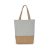 Kimood KI0298 SHOPPING BAG IN COTTON AND BONDED JUTE THREADS U