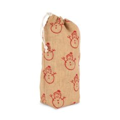 Kimood KI0726 BOTTLE CARRIER WITH CHRISTMAS PATTERNS U