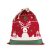 Kimood KI0735 DRAWSTRING BAG WITH CHRISTMAS PATTERNS U
