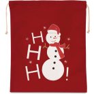 Kimood KI0745 pamut tornazsák hóember mintával