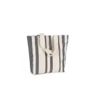 Kimood KI5213 Újrahasznosított bevásárlótáska csíkos mintával