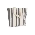 Kimood KI5213 Újrahasznosított bevásárlótáska csíkos mintával