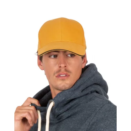 Kariban Orlando 6 paneles pamut baseball sapka