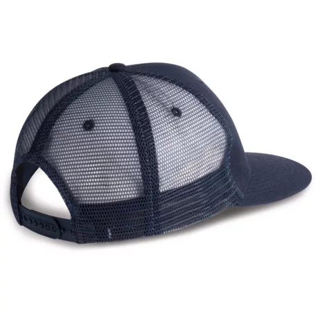 KP113 TRUCKER FLAT PEAK CAP - 6 PANELS
