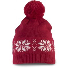 KP540 FAIR ISLE KNIT BEANIE