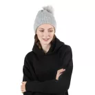 K-UP KP555 KNITTED BOBBLE BEANIE IN RECYCLED YARN U
