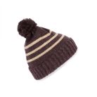 K-UP KP556 KNITTED STRIPED BEANIE IN RECYCLED YARN U