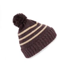 K-UP KP556 KNITTED STRIPED BEANIE IN RECYCLED YARN U