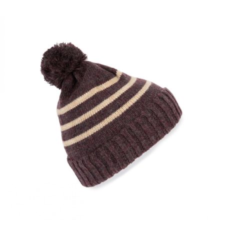 K-UP KP556 KNITTED STRIPED BEANIE IN RECYCLED YARN U