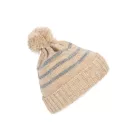 K-UP KP556 KNITTED STRIPED BEANIE IN RECYCLED YARN U