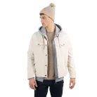 K-UP KP556 KNITTED STRIPED BEANIE IN RECYCLED YARN U