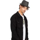 KP612 RETRO PANAMA - STYLE STRAW HAT