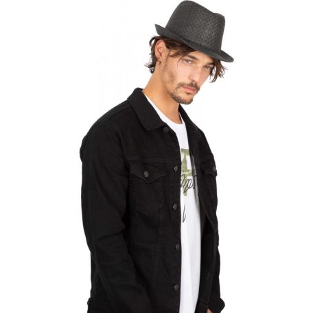 KP612 RETRO PANAMA - STYLE STRAW HAT