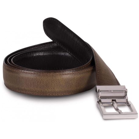 KP810 REVERSIBLE LEATHER BELT - 30MM