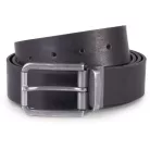 KP812 RAW EDGE LEATHER BELT - 35MM