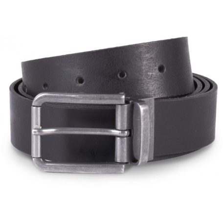 KP812 RAW EDGE LEATHER BELT - 35MM