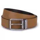 KP812 RAW EDGE LEATHER BELT - 35MM