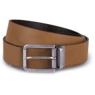 KP812 RAW EDGE LEATHER BELT - 35MM