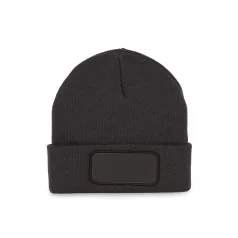 K-UP KP895 BEANIE WITH PATCH U