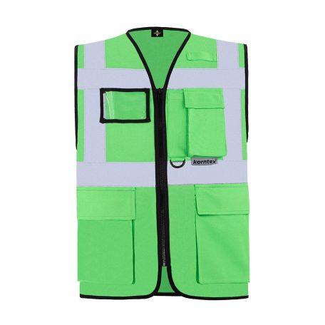 Korntex KXCMF COMFORT EXECUTIVE SAFETY VEST "HAMBURG" - MULTIFUNCTIONAL WITH POCKETS S