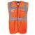 Korntex KXCMF COMFORT EXECUTIVE SAFETY VEST "HAMBURG" - MULTIFUNCTIONAL WITH POCKETS S